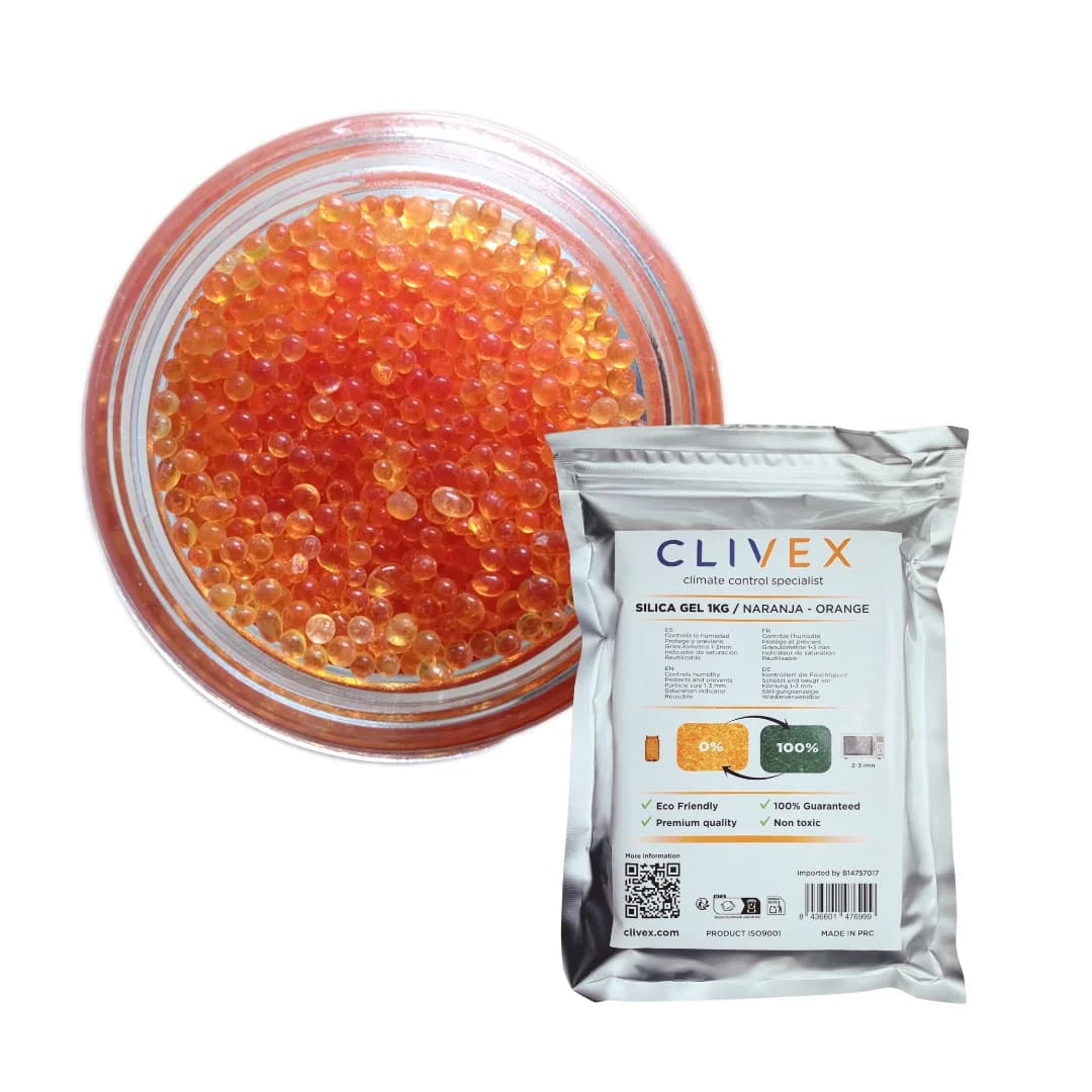 Gel de Silice Orange Clivex 1-3 mm